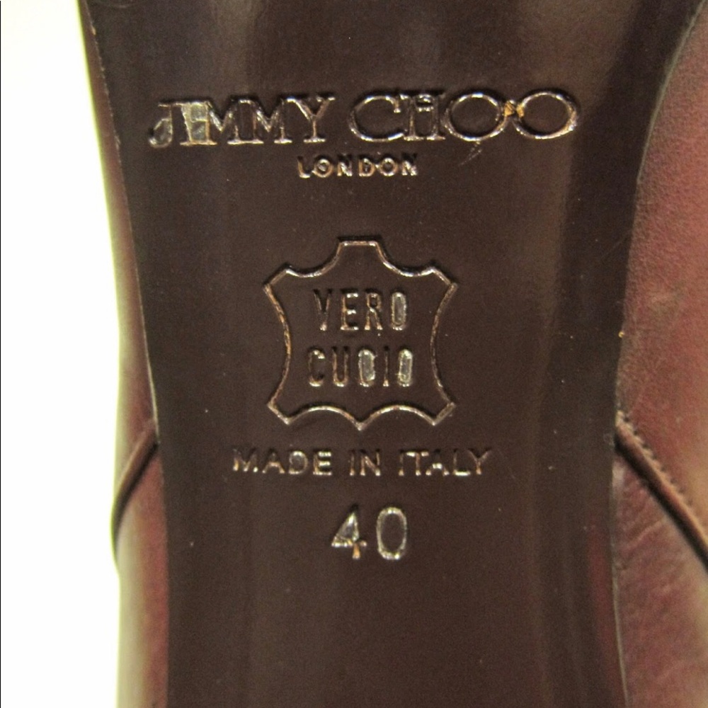 Jimmy Choo Cranberry Round-toe Ankle Boots - Picture 5 of 8